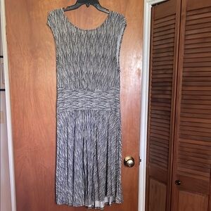 Anthropologie Moulinette Soeurs Black and White Sheath Dress with low back